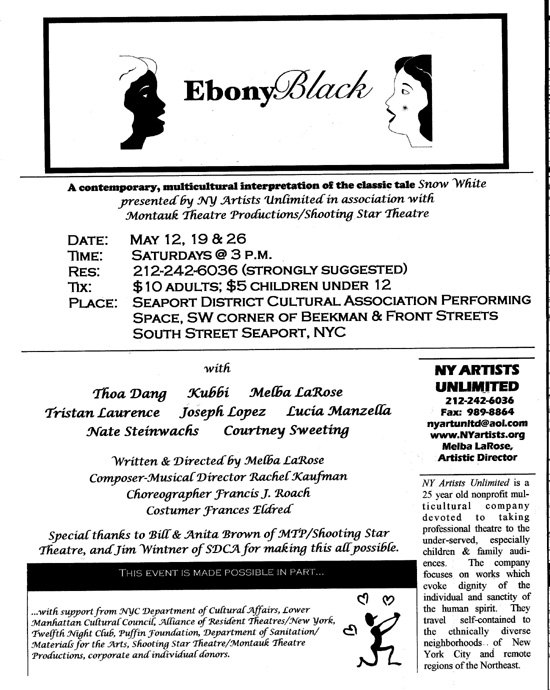 Ebony Black Flyer
